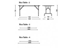 Rico Table - Alu