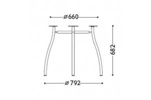 Dolly Table 380 Alu